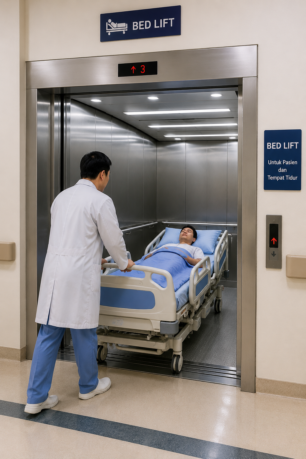 Mengenal Bed Lift, Lift Khusus untuk Mobilitas Pasien di Rumah Sakit